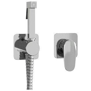 Гигиенический душ с встраиваемым смесителем хром Wasserkraft A3151.271.057.136