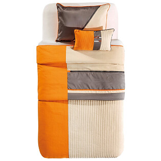 Покрывало с подушкой 120х200 см бежевое Dynamic