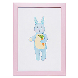 Постер 21х30 см "Зайчик"