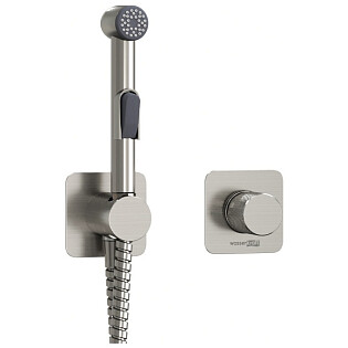 Гигиенический душ с встраиваемым смесителем никель Wasserkraft A6451.275.100.092