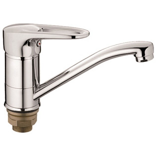 Смеситель для кухни с поворотным изливом хром D-Lin D151429-1