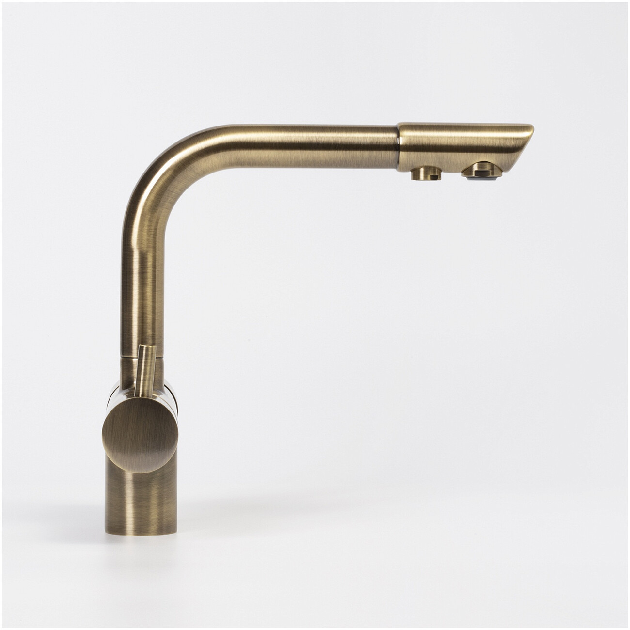 Смеситель для кухни под фильтр из латуни светлая бронза Wasserkraft A8037 - изображение 5