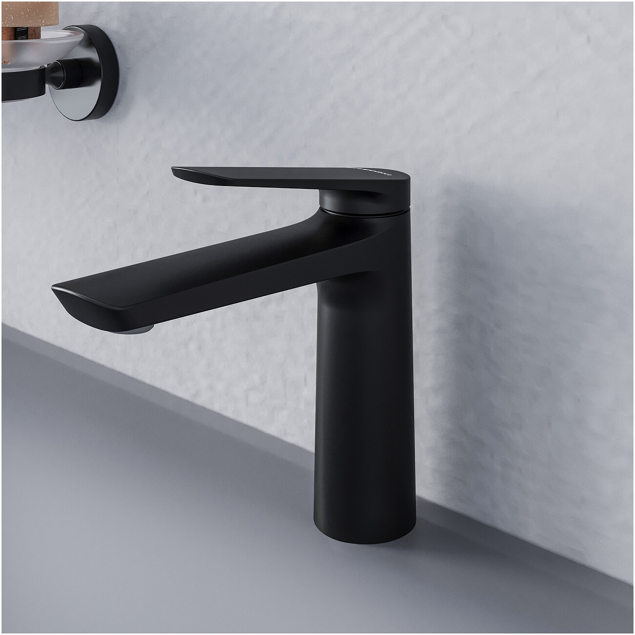 Смеситель для раковины однорычажный черный Stworki "Вирклунд" S05010BK - изображение 5