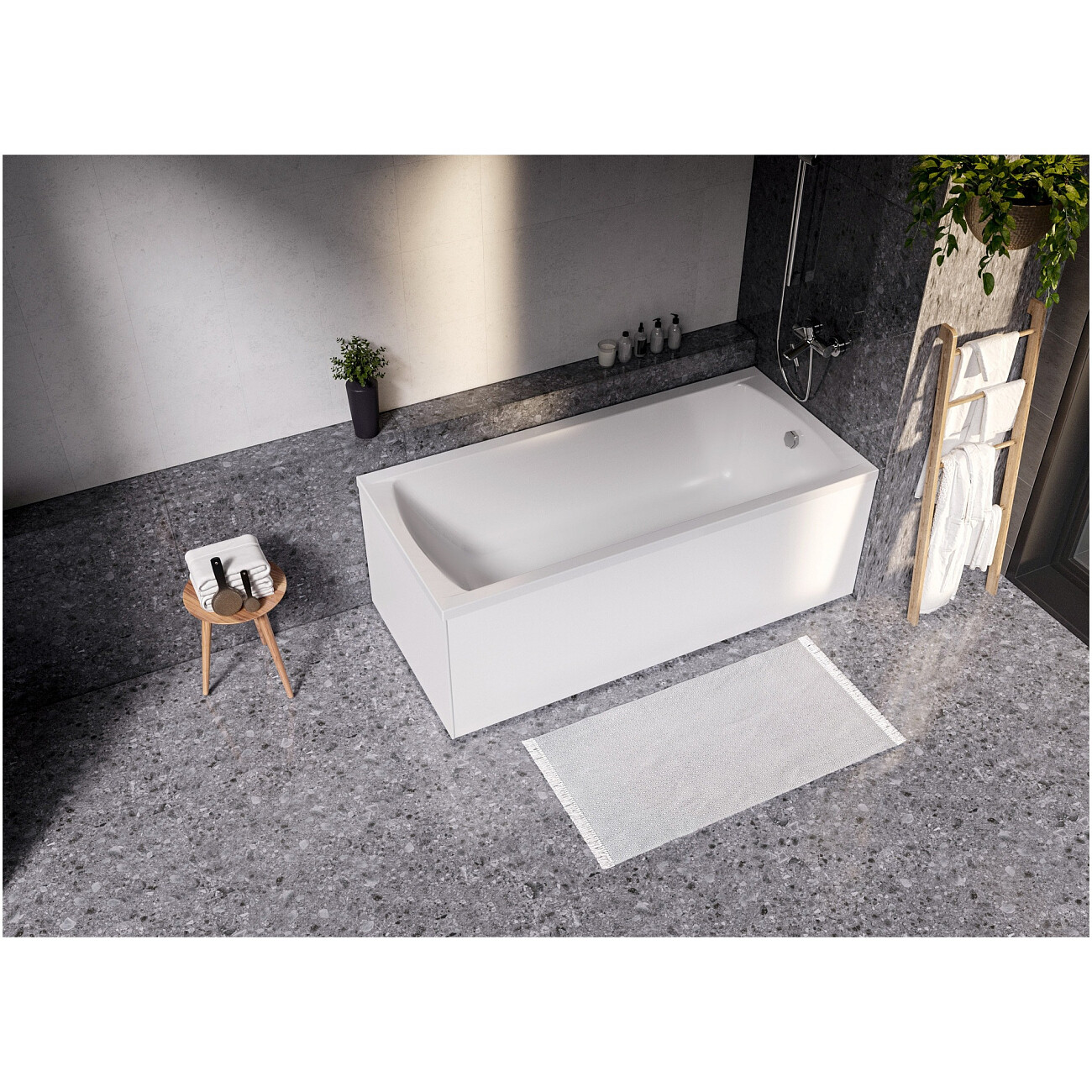 Ванна акриловая 170х80 см белая Creto Modalia 9-17080 - изображение 5