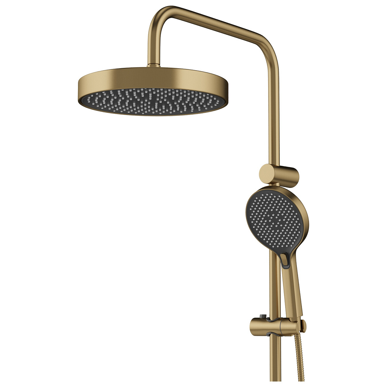 Душевая стойка с верхним душем золотая Stworki "Молде" S23180GM - изображение 10