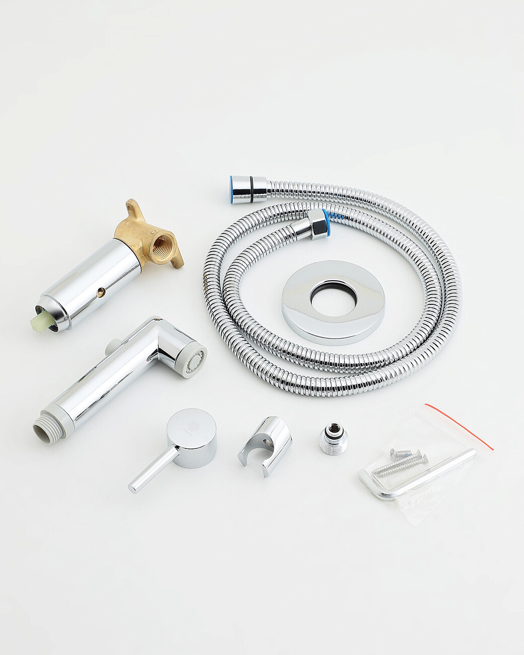 Гигиенический душ со смесителем и внутренней частью хром Stworki "Эстерсунд" ES-05cr - изображение 9