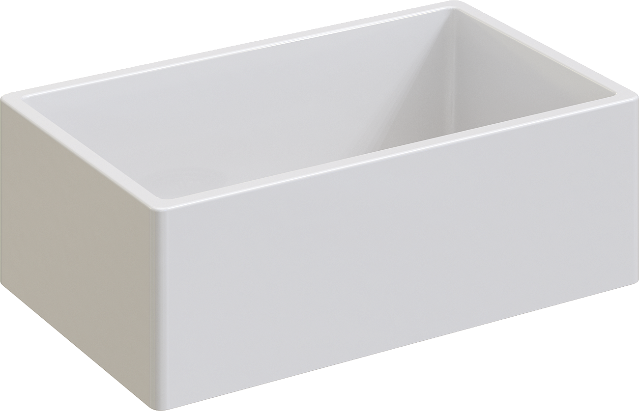 Мойка белый глянец Domaci "Сиена" 50276-101 со смесителем "Равенна" DCB 3004 - изображение 2