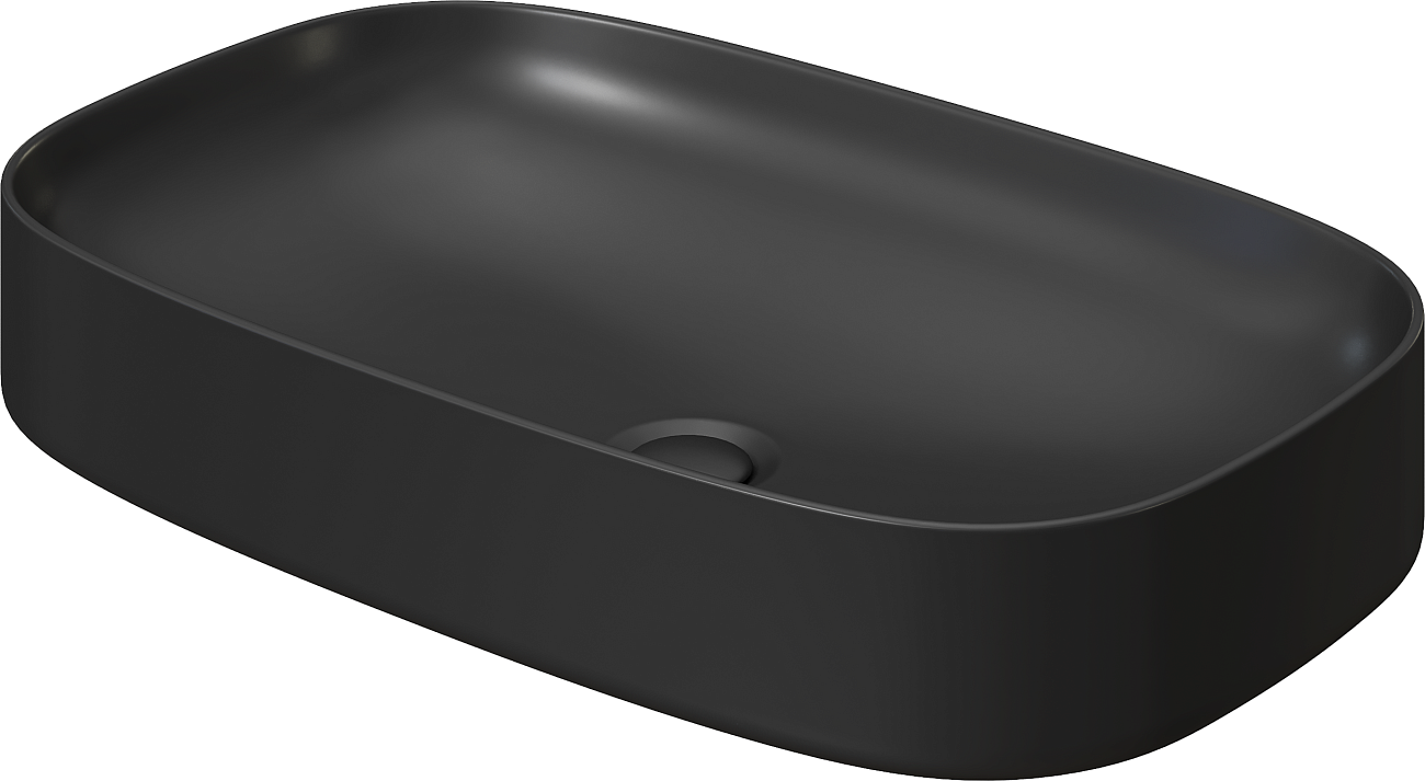 Раковина-чаша фаянсовая 65 см черная Stworki "Молде" 3064-110 - изображение 7