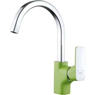 Смеситель для кухни однорычажный зеленый D&K Berlin Humboldt DA1432412