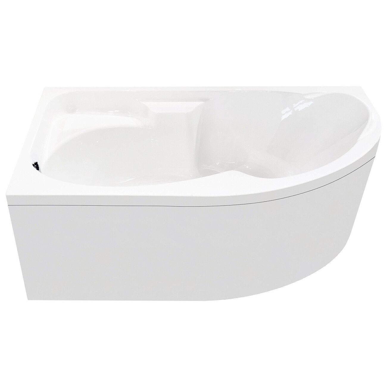 Ванна акриловая ассиметричная Creto Doris 160х100 см левая 14-160100L - изображение 2