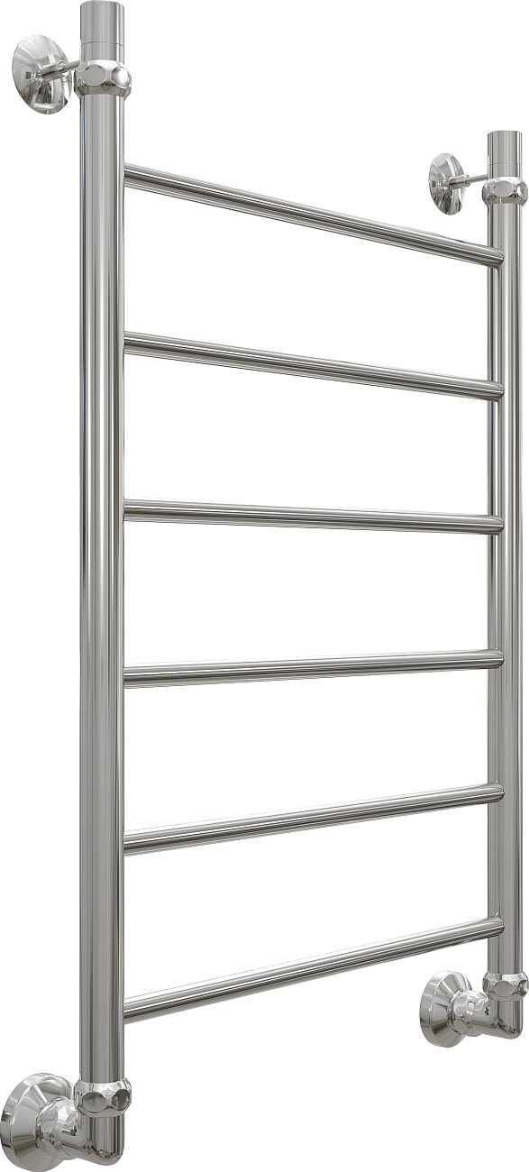 Полотенцесушитель водяной 80х50 см хром Ewrika "Сафо" P 4627201607928 - изображение 8
