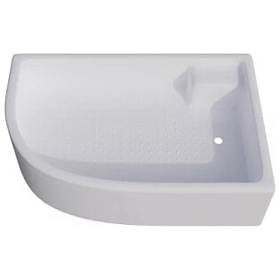 Поддон для душа акриловый четверть круга левый 120х80 см белый Triton ПД19 Щ0000038232