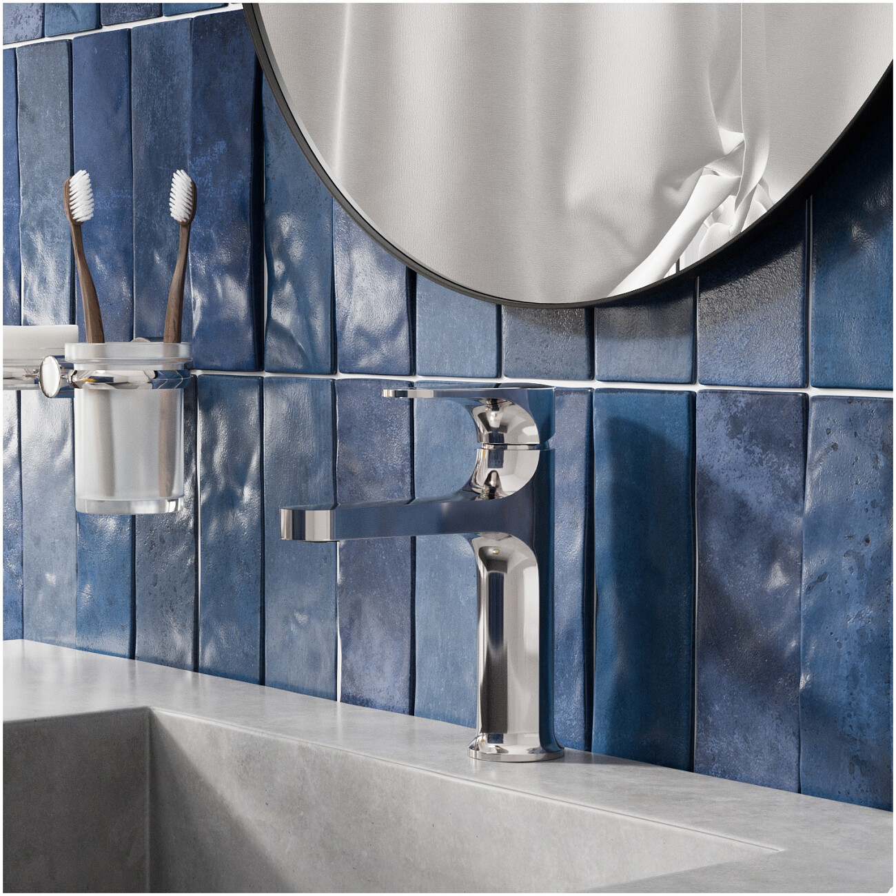 Смеситель для раковины из латуни хром Wasserkraft 3103 - изображение 4