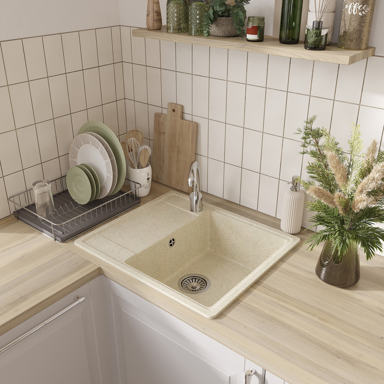 Смеситель для кухни однорычажный хром Domaci "Равенна" D45-002cr - изображение 4