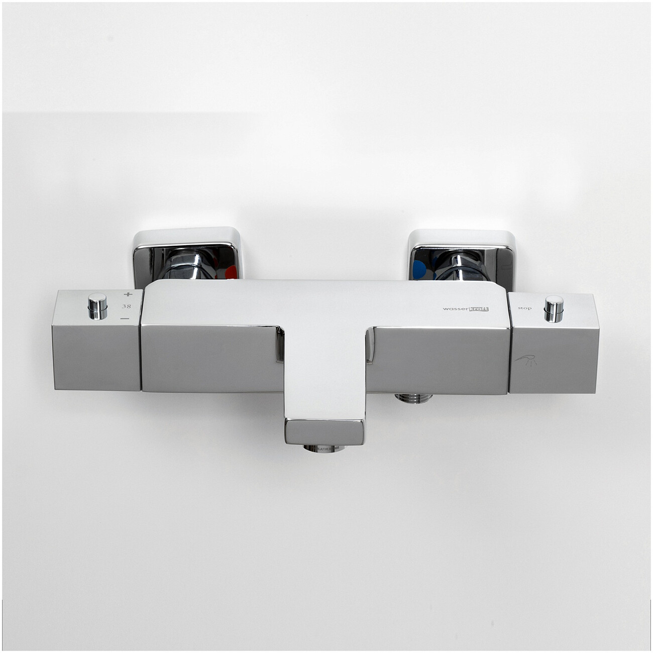 Смеситель для ванны термостатический из латуни хром Wasserkraft 1511 Thermo - изображение 5