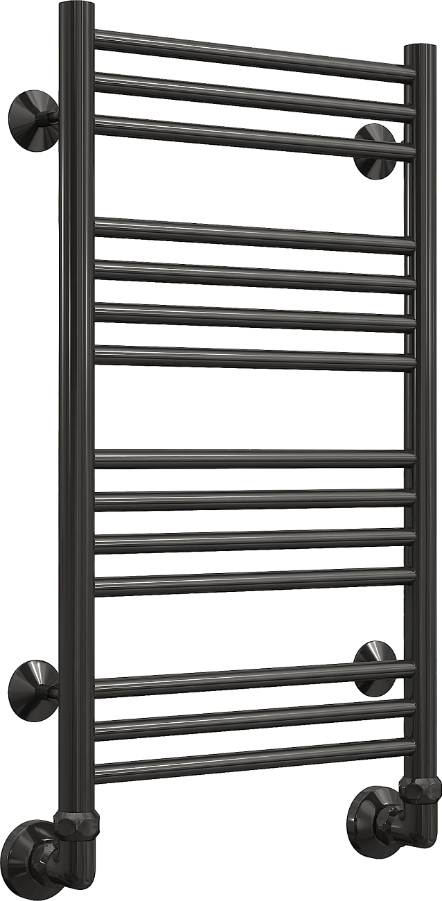 Полотенцесушитель водяной 40х80 см черный Ewrika "Гелла" АВ14 4670078537485 - изображение 5