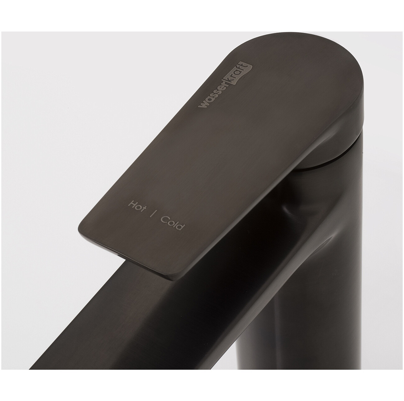 Смеситель для раковины из латуни оружейная сталь Wasserkraft 8403H - изображение 10