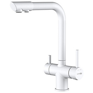 Смеситель для кухни под фильтр из латуни белый Wasserkraft A8357