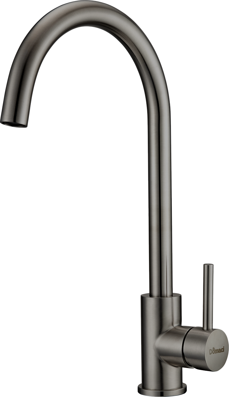 Смеситель для кухни из нержавеющей стали темный хром Domaci "Равенна" DM-030922-GM - изображение 5