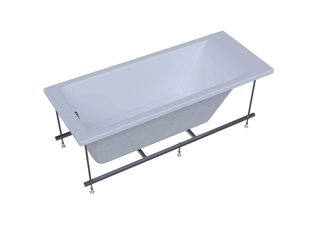 Ванна акриловая 150х70 см белая "Калибри" KL150-0000001 - изображение 2
