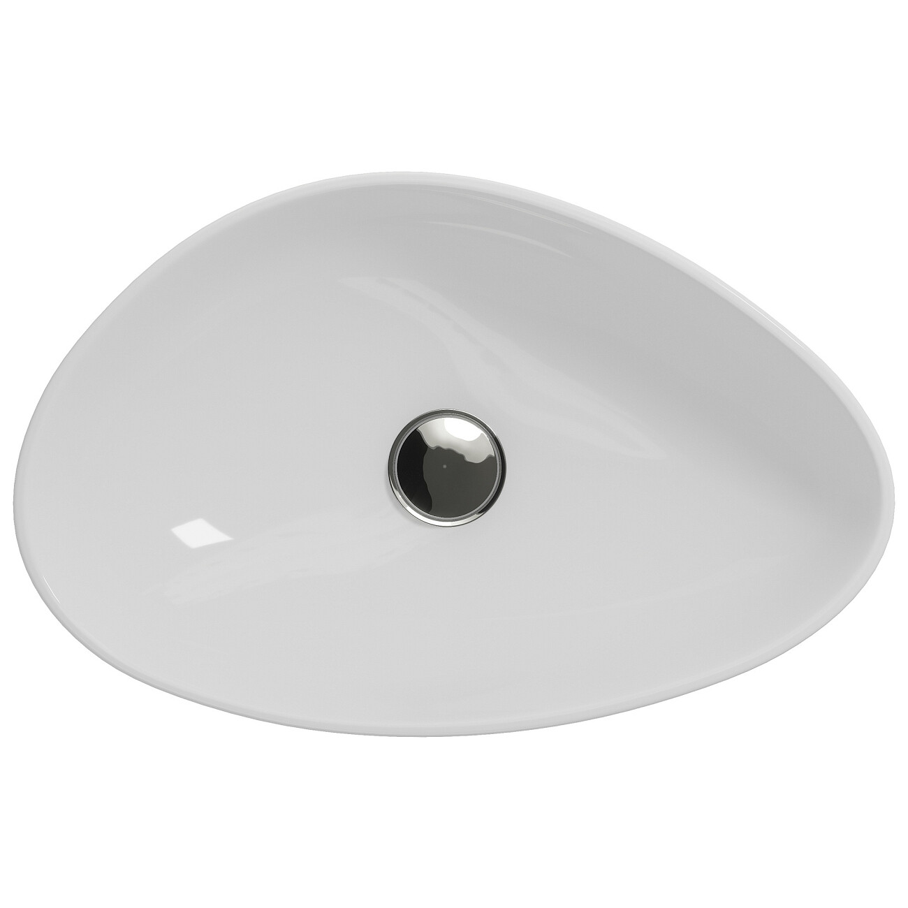 Раковина керамическая на столешницу Cersanit Moduo 55 Leaf 63571 - изображение 3