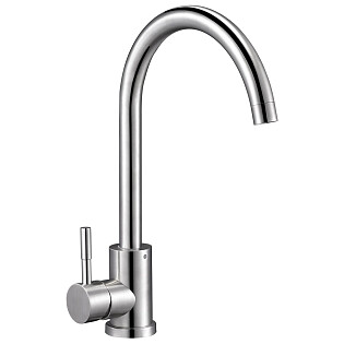 Смеситель для кухни однорычажный хром Solone EZA4-D090