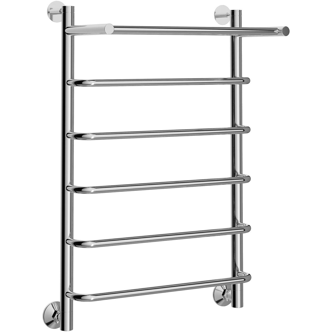 Полотенцесушитель водяной с полкой 80х50 см хром Ewrika "Сафо" FТ - изображение 9