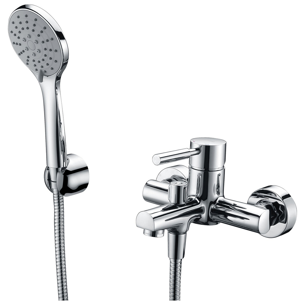 Душевой комплект с лейкой и коротким изливом хром Wasserkraft Main 4101 - изображение 6