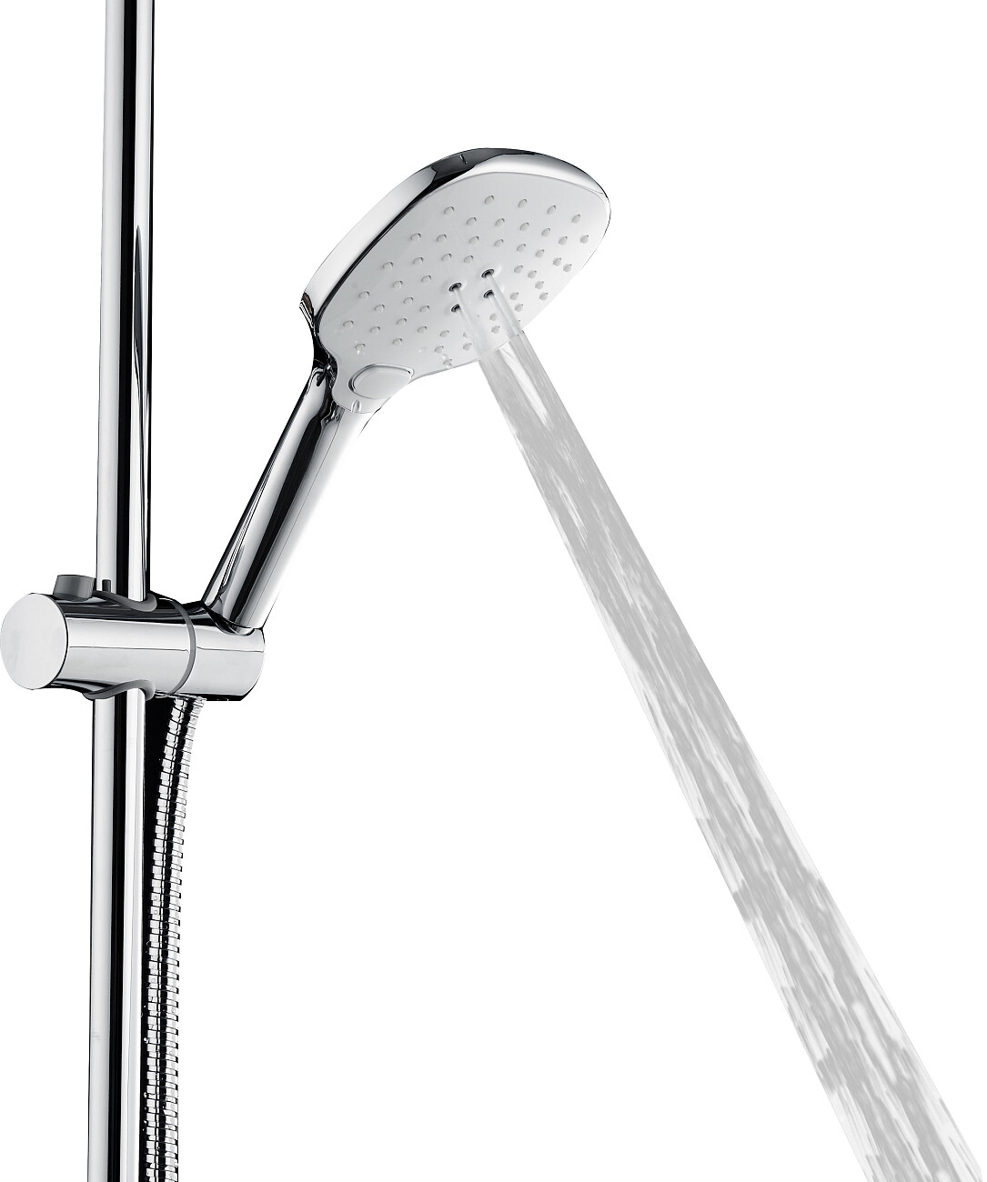 Лейка для ручного душа квадратная 12 см хром Stworki "Хадстен" XA-06cr - изображение 5