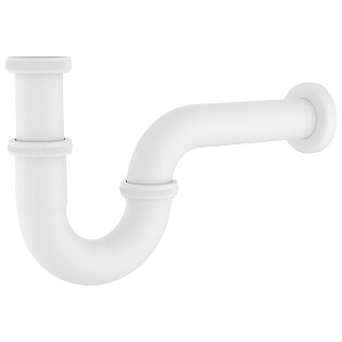 Сифон для раковины белый матовый Timo 961-16L