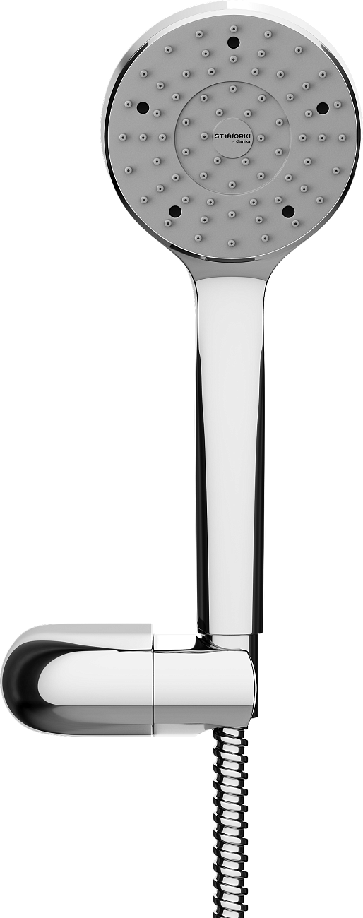 Душевая стойка с держателем хром Stworki "Дублин" HFDB91100 - изображение 2