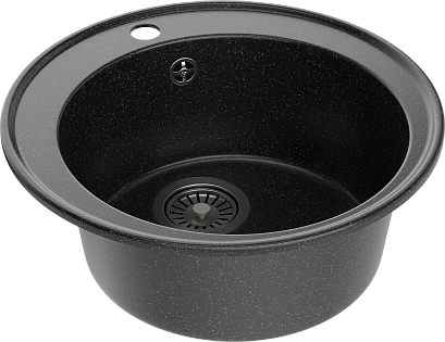 Мойка кухонная черная Domaci &quot;Палермо&quot; PR-475-004