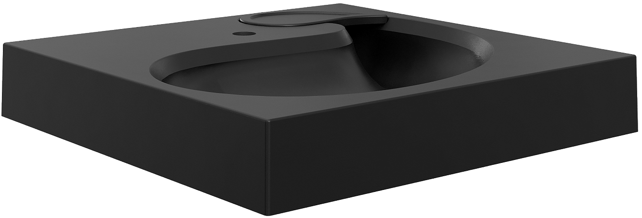 Раковина из мрамора на стиральную машину квадратная 60 см черная Stworki "Дублин" RSDb600 - изображение 5