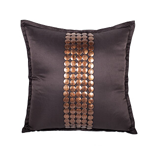 Декоративная подушка Handwork Exclusive Квадратная Коричневая