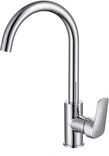 Смеситель для кухни с полукруглым изливом хром Aquatek &quot;Вега&quot; AQ1082CR