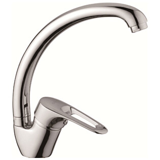 Смеситель для кухни с поворотным изливом хром D-Lin 628