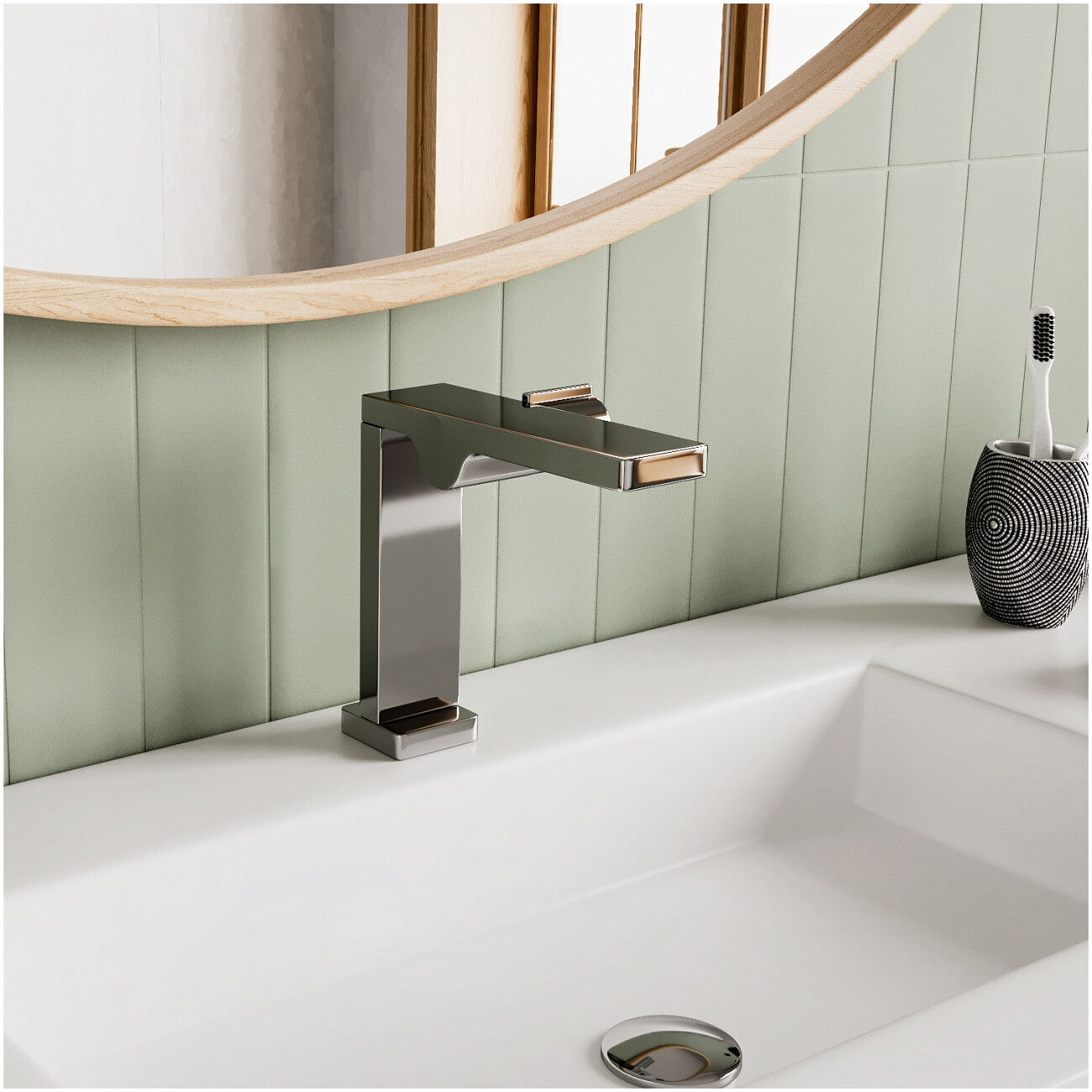 Смеситель для раковины из латуни хром Wasserkraft 1510 - изображение 2