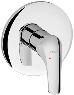 Смеситель для душа встраиваемый однорычажный хром Ravak Rosa RS 062.00 X070015