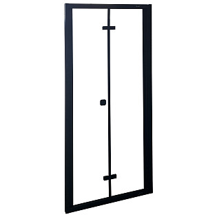 Душевая дверь в нишу складная стеклянная прозрачная Cerutti SPA Bella D81B