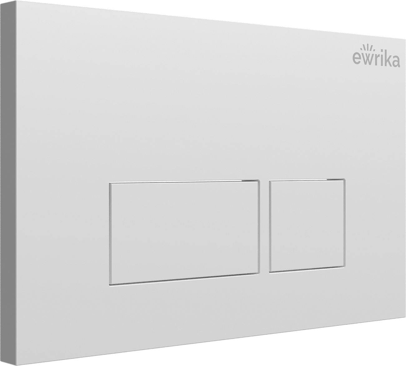 Кнопка смыва белая глянцевая Ewrika 0042 - изображение 3