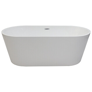 Ванна акриловая отдельностоящая 150 см белая Cerutti SPA Resia CT10302