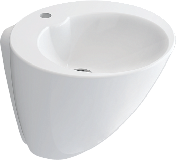 Раковина подвесная керамическая круглая 51 см белая Stworki &quot;Ноттвиль 51&quot; K3101-2505-001-1-0000