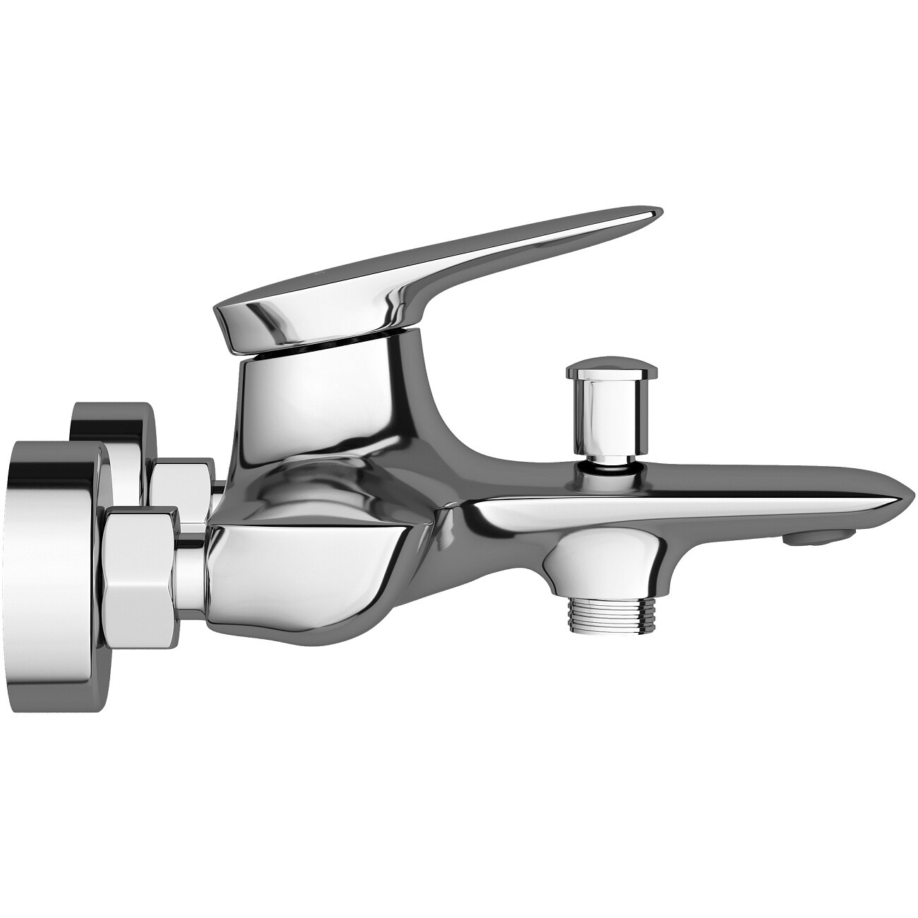 Смеситель для ванны с душем настенный хром Stworki "Молде" S23100CR - изображение 8