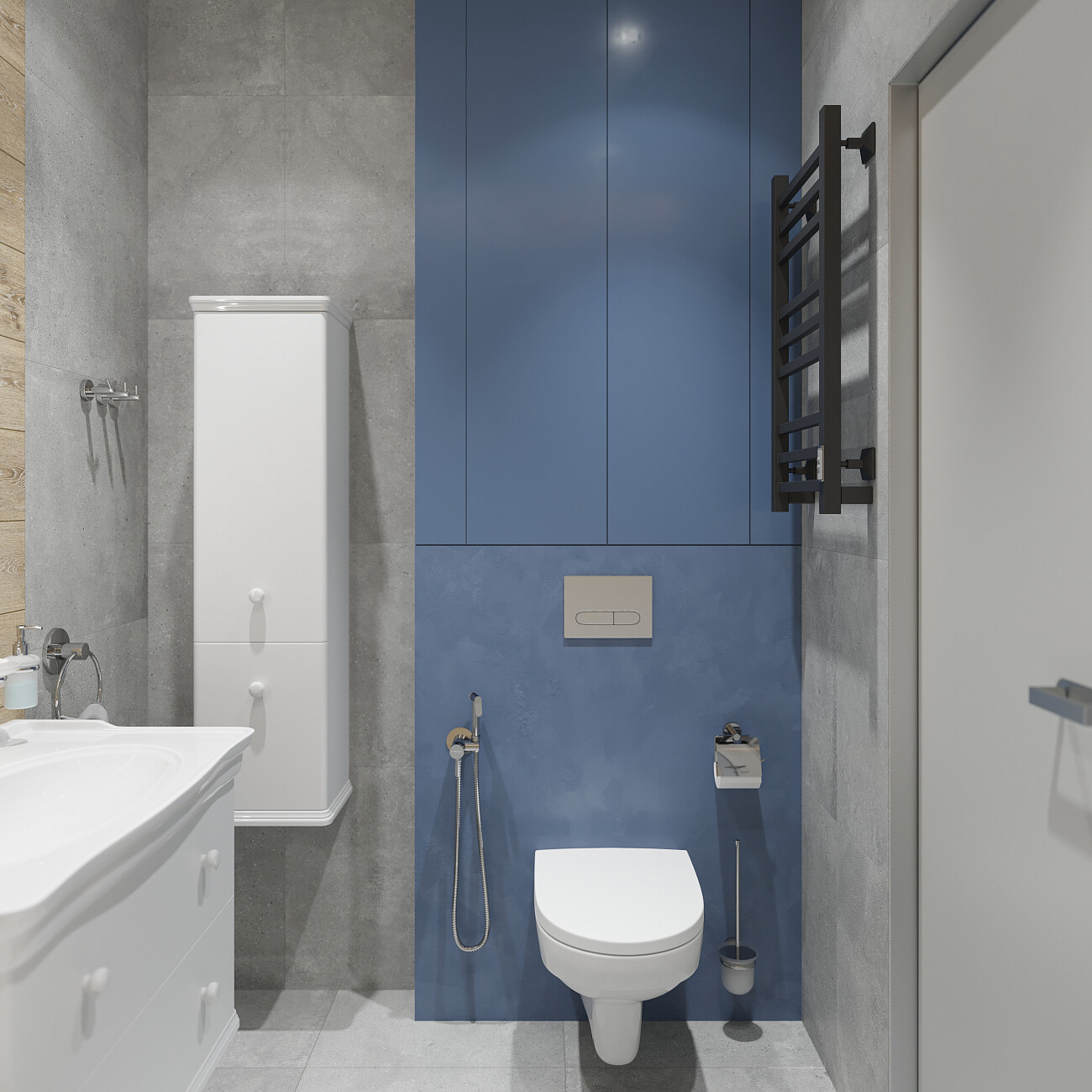 Полотенцесушитель электрический 80х40 см черный Ewrika "Пенелопа КВ" - изображение 4