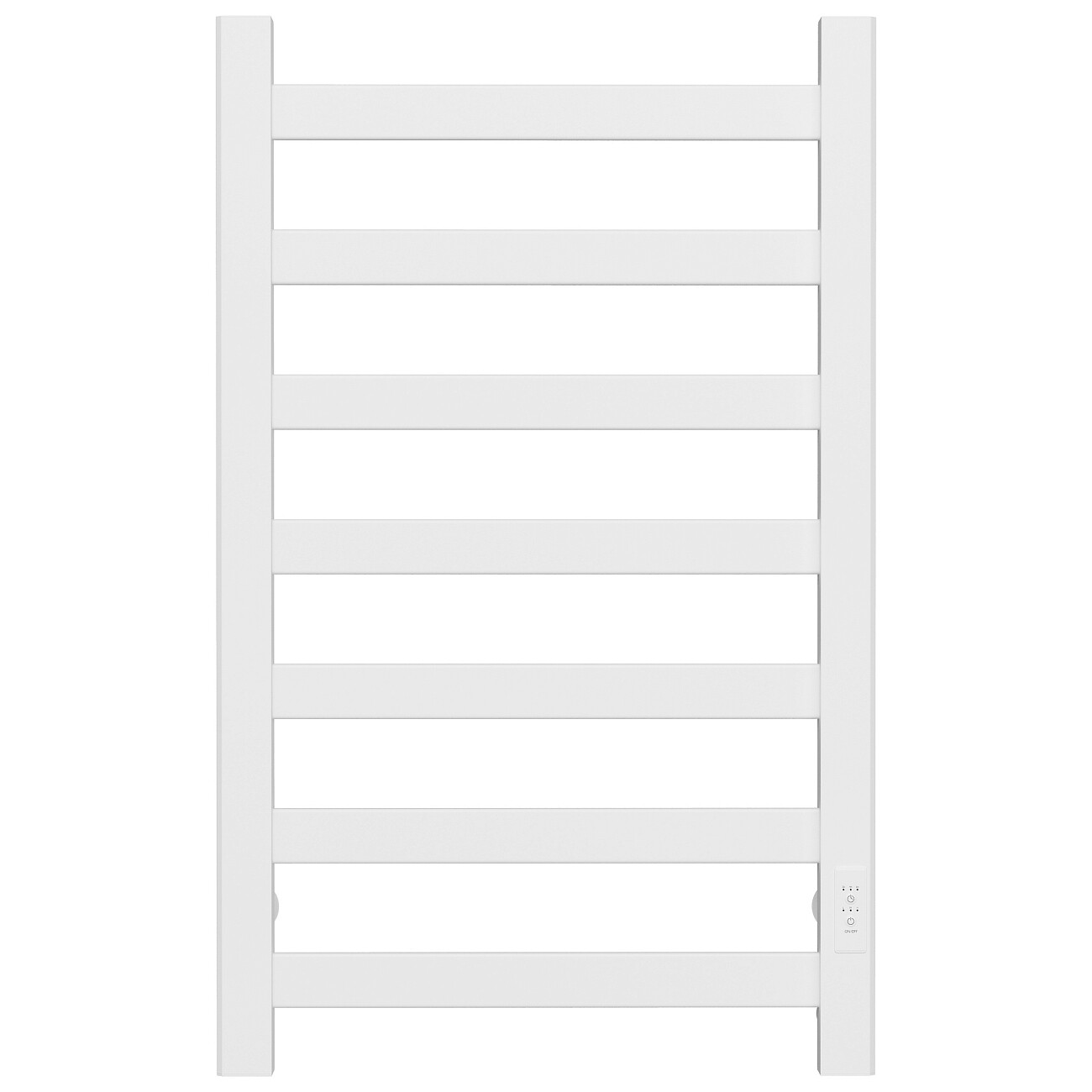 Полотенцесушитель электрический 80х50 см белый матовый Ewrika "Калипсо" - изображение 2