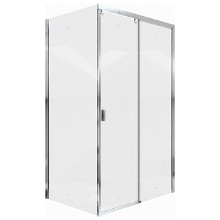 Душевой уголок прямоугольный правый 80x120 см хром Cerutti SPA Marbella 120 R