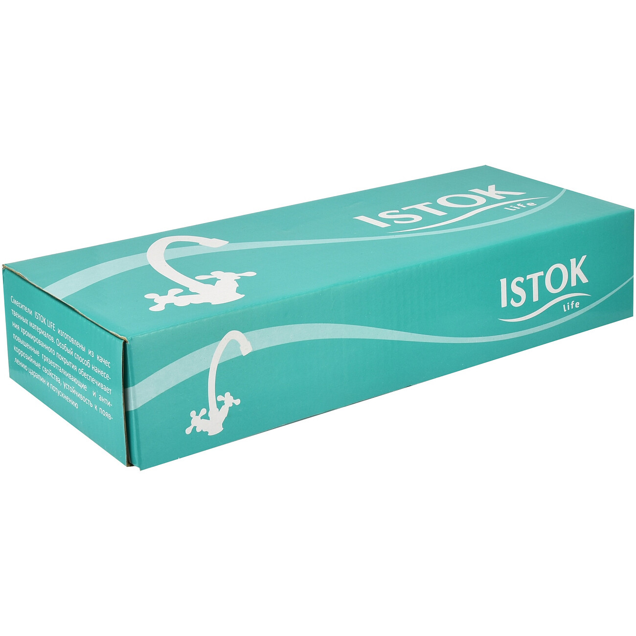 Смеситель для ванны двухвентильный с душевым гарнитуром хром Istok life Standard 0402.714 - изображение 17