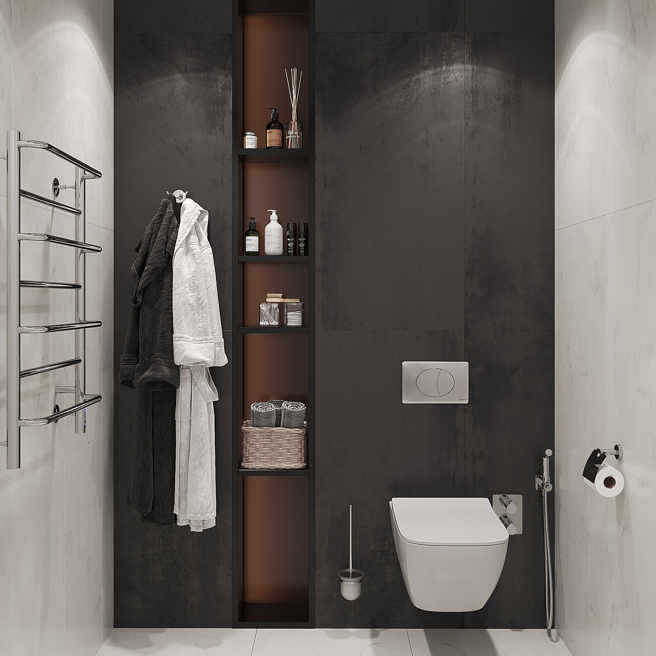 Кнопка смыва хром матовый Stworki 230823 - изображение 3