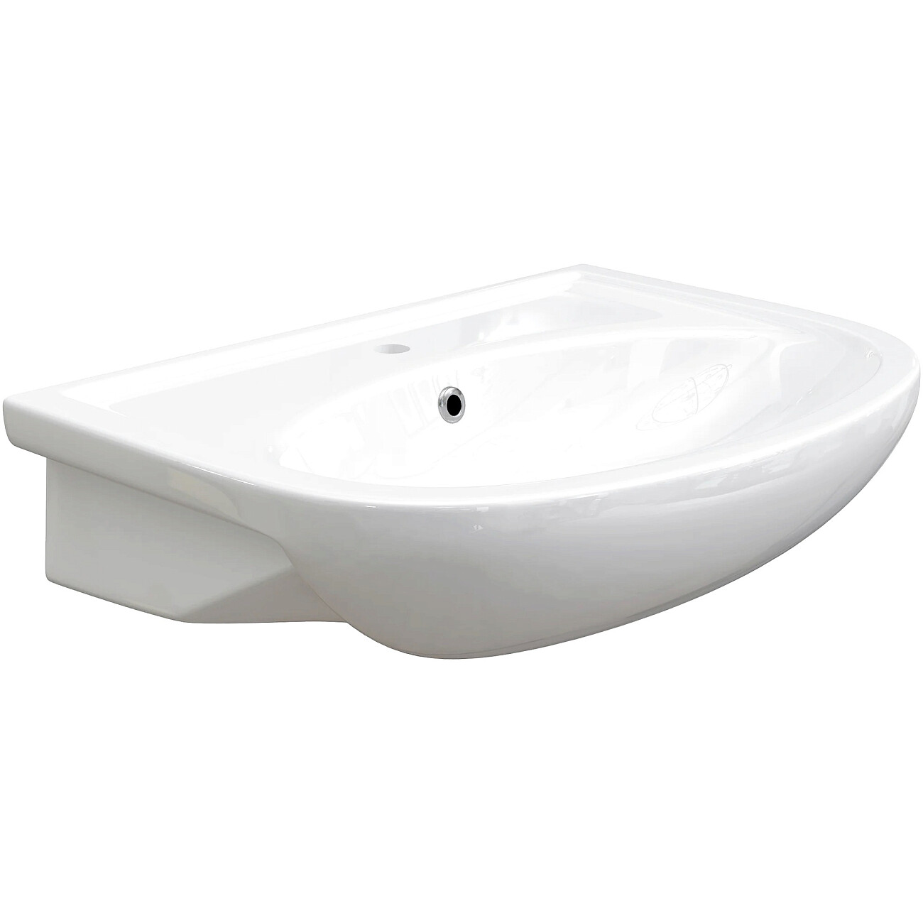 Раковина мебельная белая Diwo "Кострома" 0112 со смесителем Stworki "Дублин" HFDB02100 - изображение 2