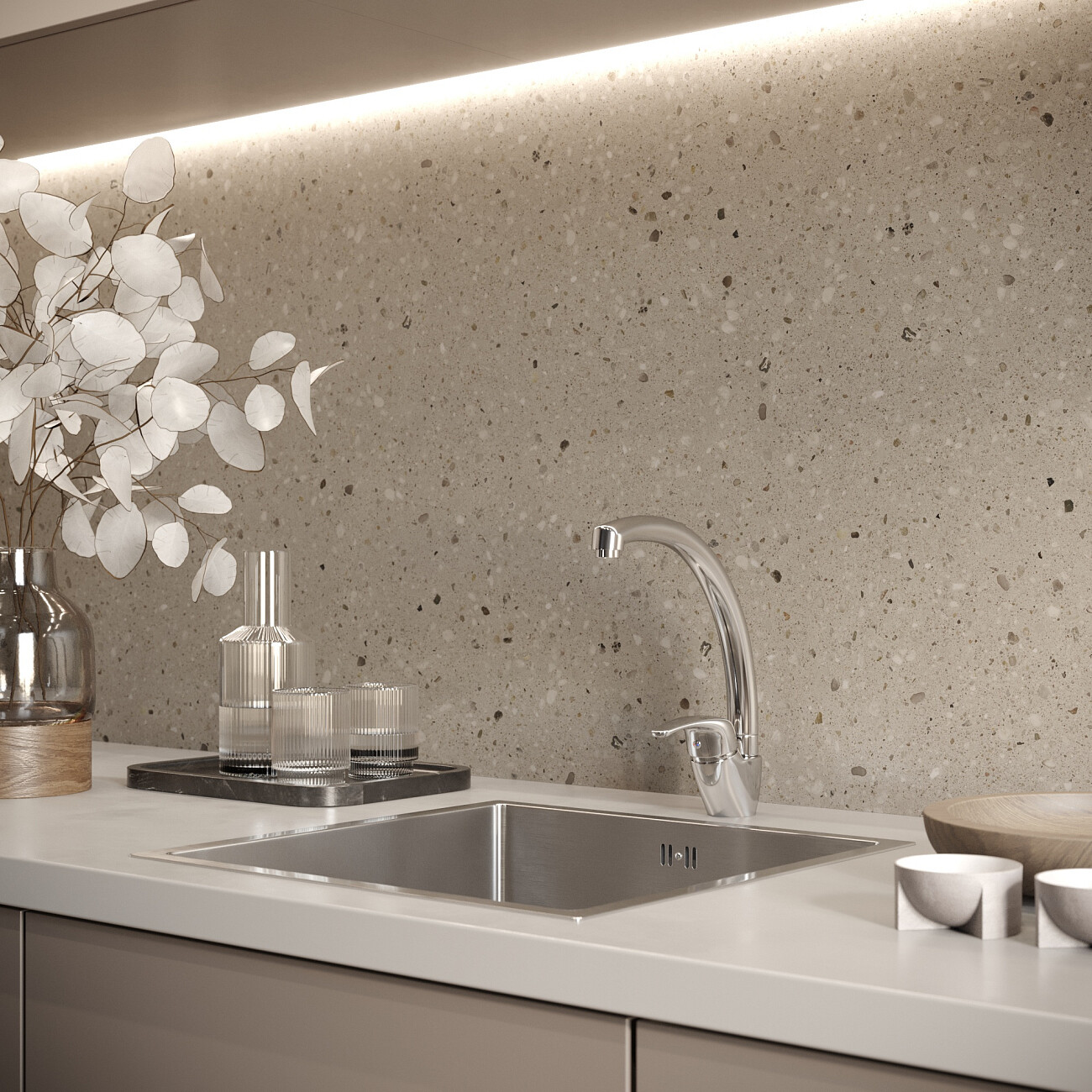 Смеситель для кухни однорычажный хром Domaci "Равенна" DC 3013 - изображение 2